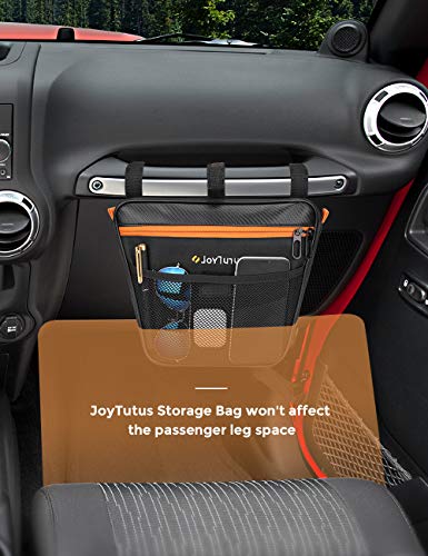 JOYTUTUS Passenger Grab Handle Storage Bag, Phone Holder Storage Organizer Bag, Multi-Purpose Pouch Organizer Bag Compatible with Wrangler CJ YJ TJ JK JL 1965 to 2024 & JT Gladiator 2020 to 2024 UTV - Image 4
