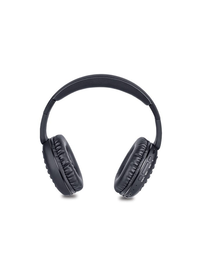 Faster - S4 Over-Ear Wireless Headphones with Microphone - Deep Bass Sound, HiFi Stereo Bluetooth Headphones - Active Noise Cancellation, Foldable Design, 8 Hours Playtime, Lightweight Foam Ear Cups - Ideal for Travel, Work, Gaming, and TV - Image 1