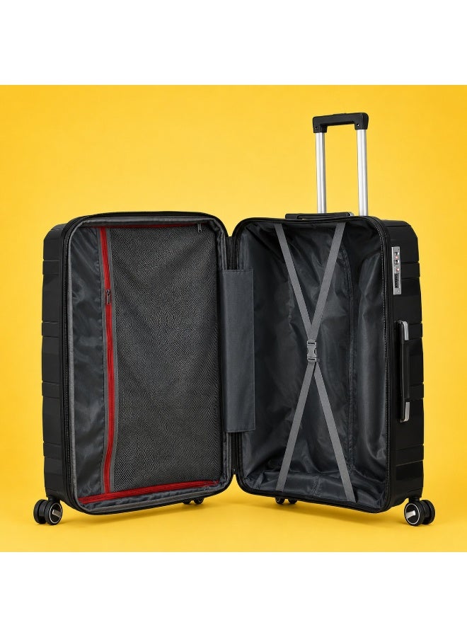 2 Piece Cabin Trolley Luggage Set, Travel Suitcases with 8 Spinner Wheels and TSA Lock for Short Trips - Image 2