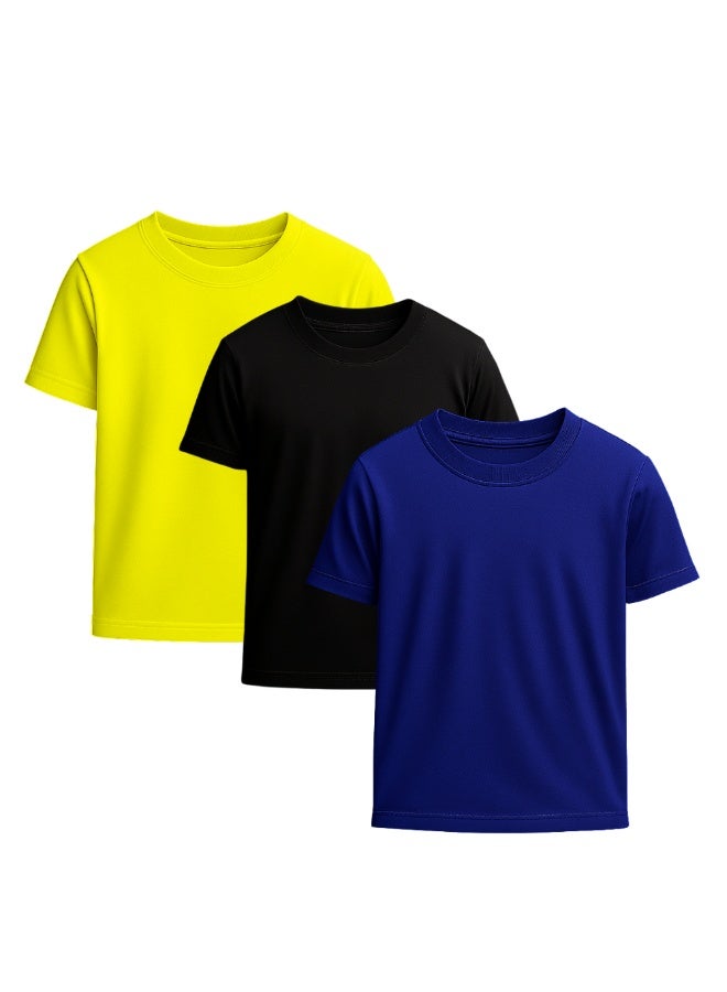 NENOUSH Kids Unisex T-Shirt For Boys & Girls | Soft Cotton Half Sleeve Tee | Comfortable Round Neck Everyday Wear | Casual Outfit For School,Play - Image 1