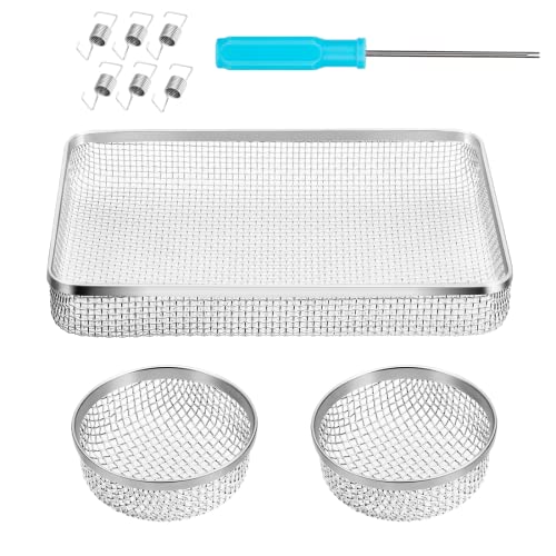 BougeRV RV Flying Insect Screen RV Furnace Vent Cover RV Bug Screen Covers Water Heater Screen Stainless Steel Mesh for RVs/Campers/Trailers (3Pack)… - Image 1