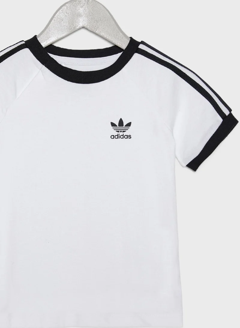 adidas Originals Infant 3 Striped T-Shirt