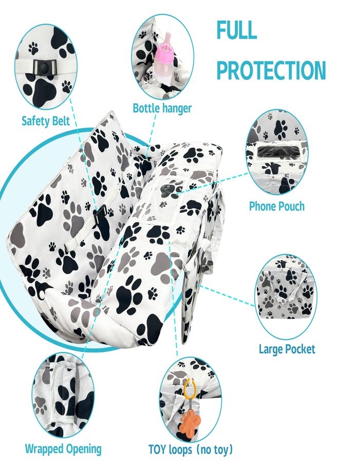 gxfcymxbd Shopping Cart Cover for Baby,2-in-1 Baby Cart Covers with Portable Cloth Bag Cart Seat Pad for Babies Grocery Cushion Cover Restaurant,Suitable for All Supermarkets and Restaurants - Image 3