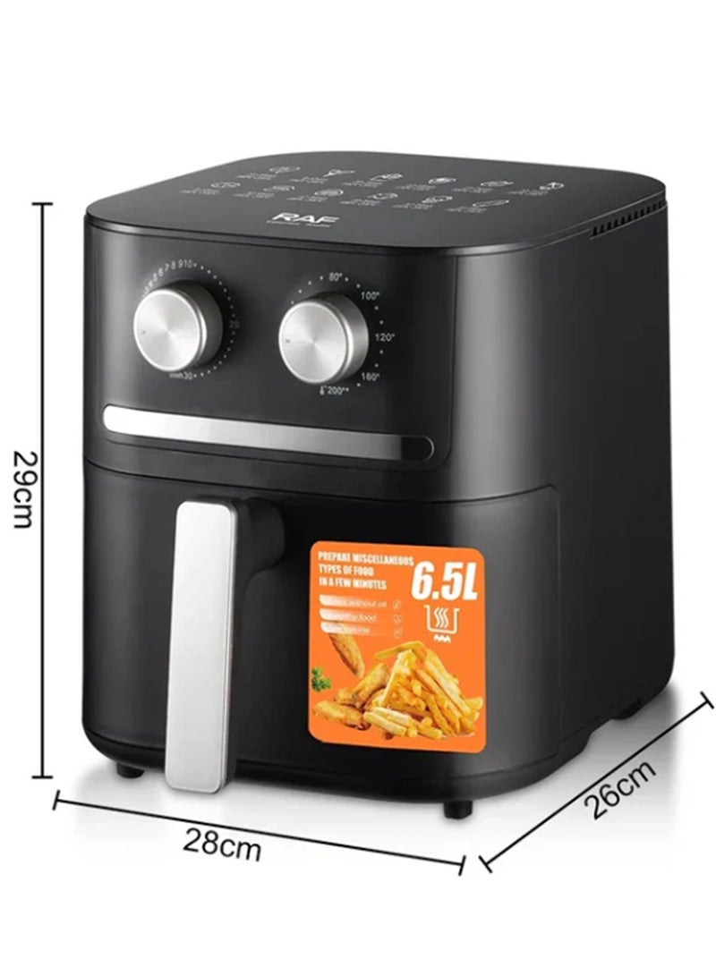 آر إيه أف مقلاة هوائية سعة 6.5 لتر - 1600 واط - R.5255 - Image 4