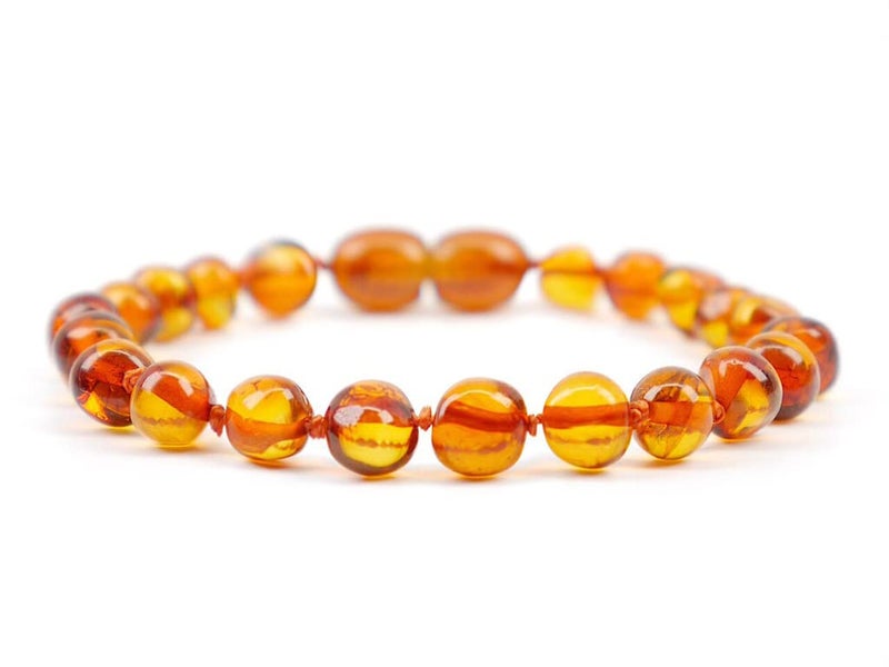 Amber-Touch Amber Touch Baltic Amber Necklace and Bracelet - Natural Amber from Baltic Region (13in. and 5.5in.) (Brown) - Image 5