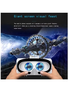 في آر شينيكون VR سماعة مع سماعات بلوتوث العين المحمية HD الواقع الافتراضي سماعة متوافقة مع iPhone و Android الهاتف  - Image 2