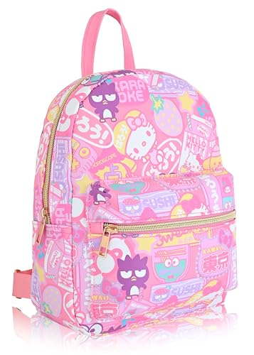 Fast Forward Sanrio Hello Kitty Backpack for Women Men Unisex Cute PU Leather 10 Mini Backpack Purse Shoulder Purse Hello Kitty Bag and Accessories - Image 3