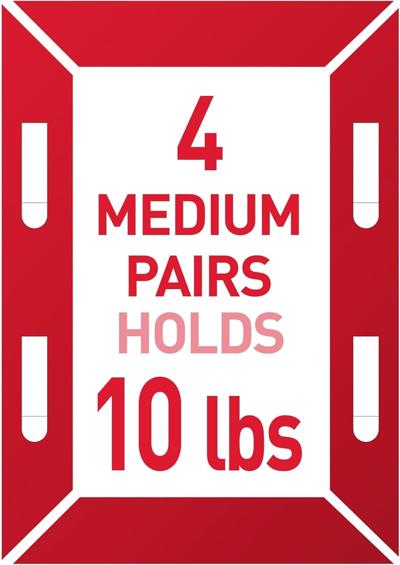 Command 15 lb & 10 lb Large and Medium Picture Hanging Strips 28 Assorted Pairs (56 Strips), Damage-Free Hanging Picture Hangers, Great for Home Decor, White Adhesive - Image 3