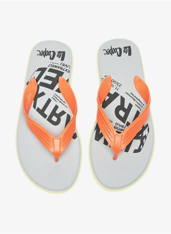 Lee Cooper Men's Printed Flip Flop Slippers  - Image 2