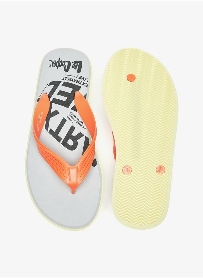 Lee Cooper Men's Printed Flip Flop Slippers  - Image 5
