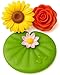 SplashEZ Mold Free Bath Toys for Kids Toddlers No Hole Baby Bath Toys No Mold Floating Flowers for Bathtub Water Pool Shower Infants Babies Ages 0 1 3 6 12 18 Months 3 pcs Lily Sunflower Rose - Image 3