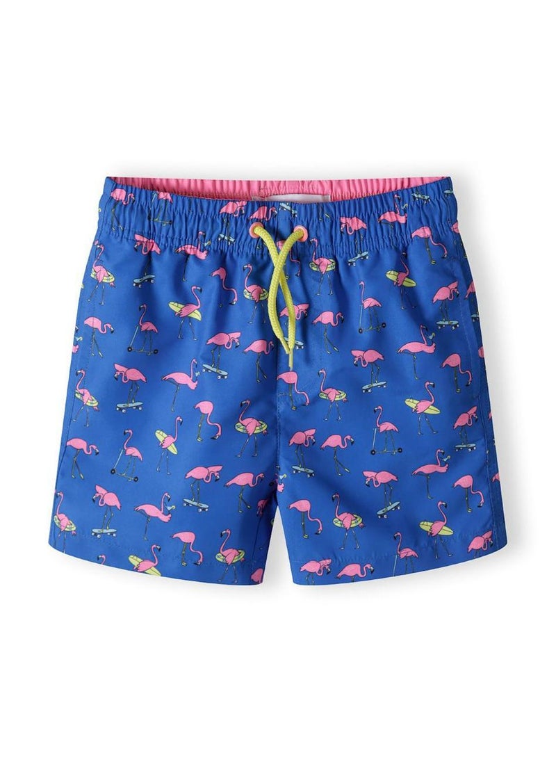 MINOTI Boys' Swim Shorts with Elastic Waist and Adjustable Drawstring - Image 4