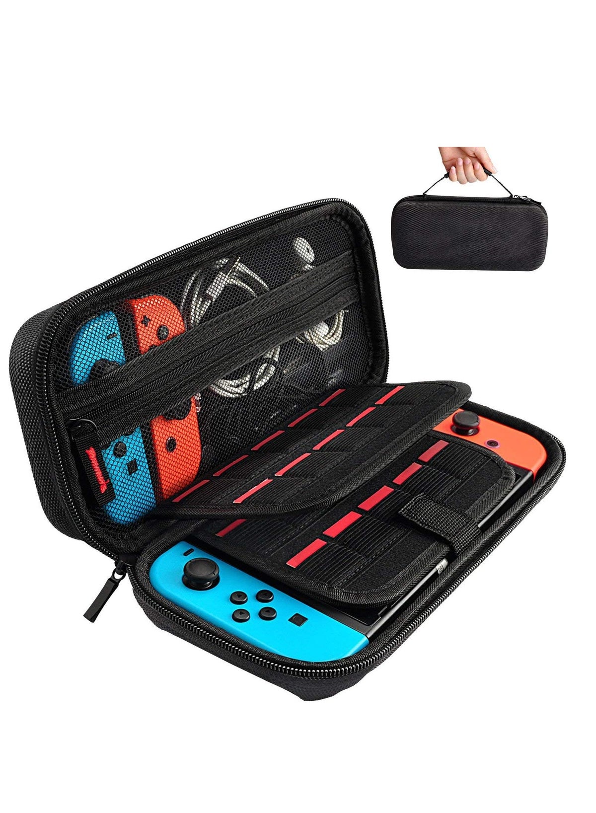 KASTWAVE Switch Carrying Case for Nintendo Switch With 20 Games