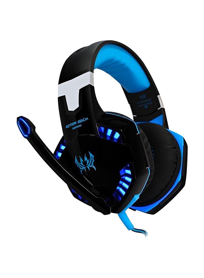 KOTION EACH 3.5mm Wired Over-Ear LED Gaming Headphone With Mic - Image 1