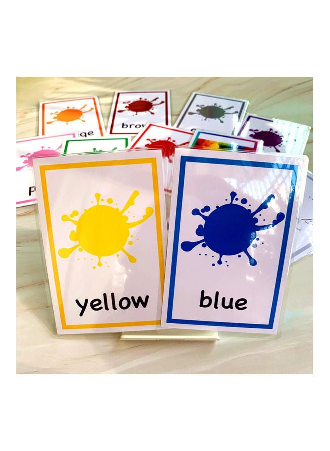NIBEMINENT 12-Piece English Learning Word Cards for Children 8 X 11 1cm - Image 2
