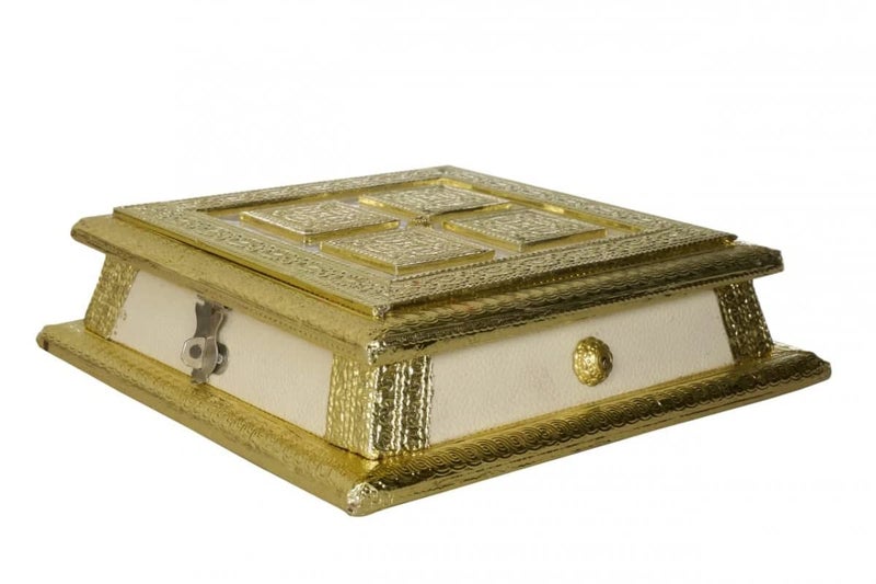 Swami Enterprise Wooden Dry Fruits Box for GiftMukhvas BoxFestive DcorDecorative Box for SweetsHandicraft Giftempty dry fruit box - Image 4