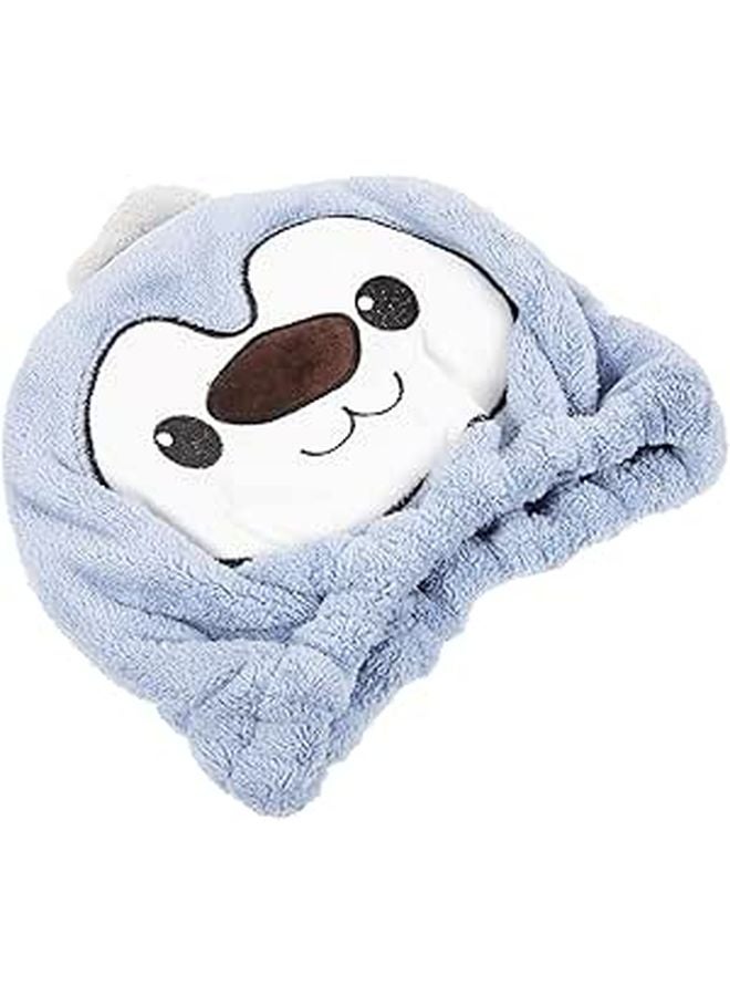 Soft Thick Microfiber Hair Drying Towel Wrap Quick Dry Shower Cap For Home Travel - Image 1
