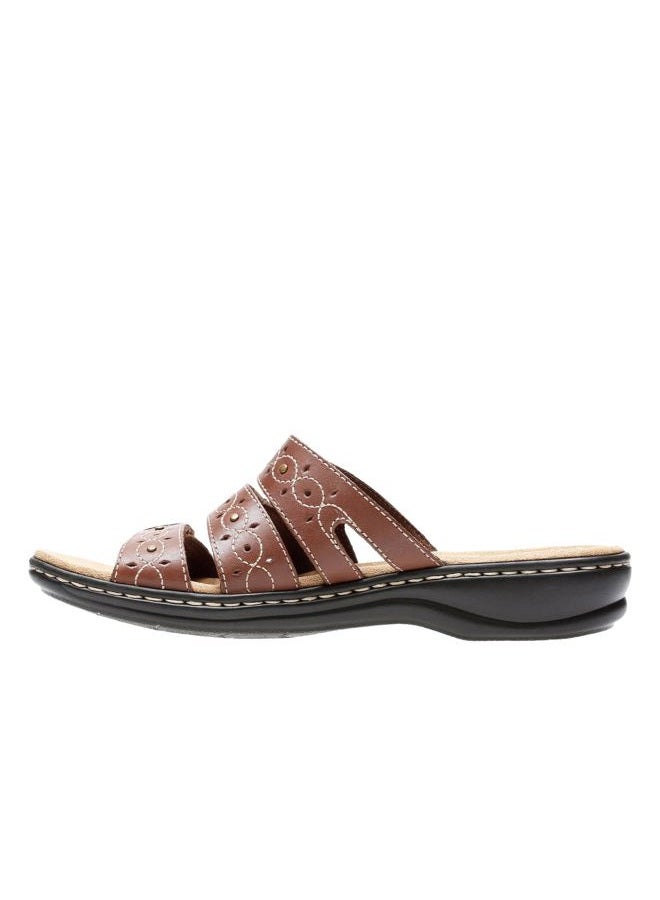 CLARKS Women's Leisa Cacti Slide Sandal, Brown/Multi, 5 M US - Image 5