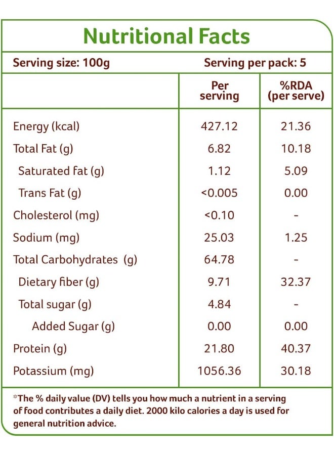Organic Tattva Roasted Chana Dal - Image 2