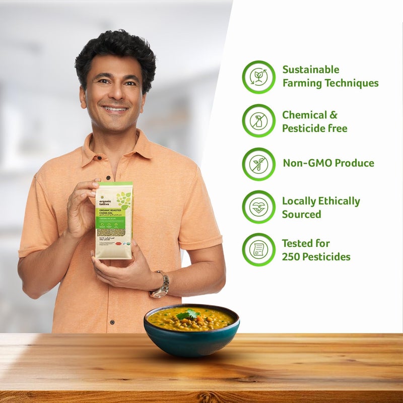 Organic Tattva Roasted Chana Dal - Image 3