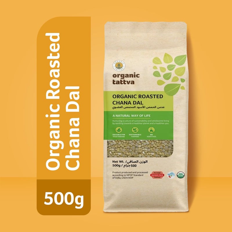 Organic Tattva Roasted Chana Dal - Image 4