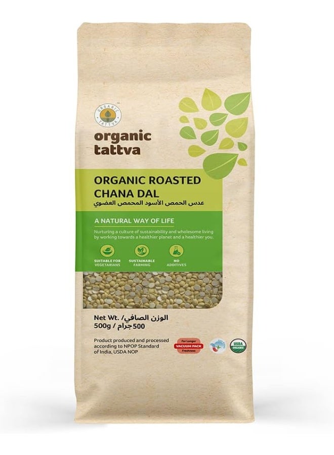 Organic Tattva Roasted Chana Dal - Image 1