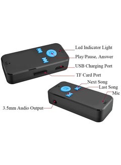 BOLICE NEW Bluetooth Adapter 3 in 1 Wireless 4.0 USB Bluetooth Receiver 3.5mm Audio Jack TF Card Reader MIC Call Support Car Speaker  - Image 5