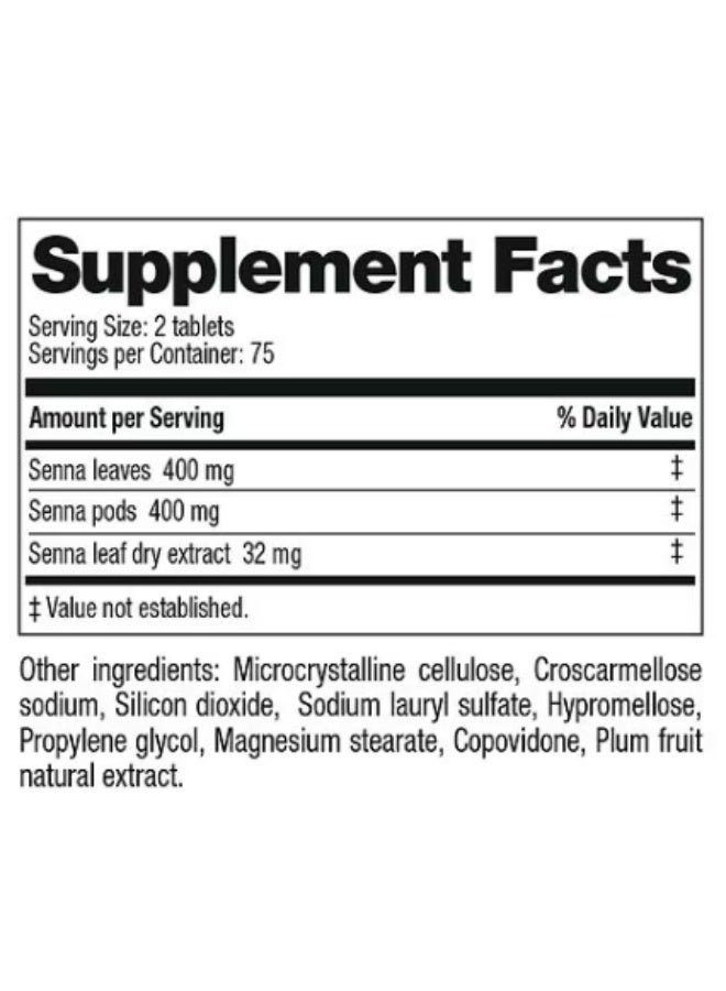 Prunelax Regular natural laxative for constipation 150 Tablets - Image 2