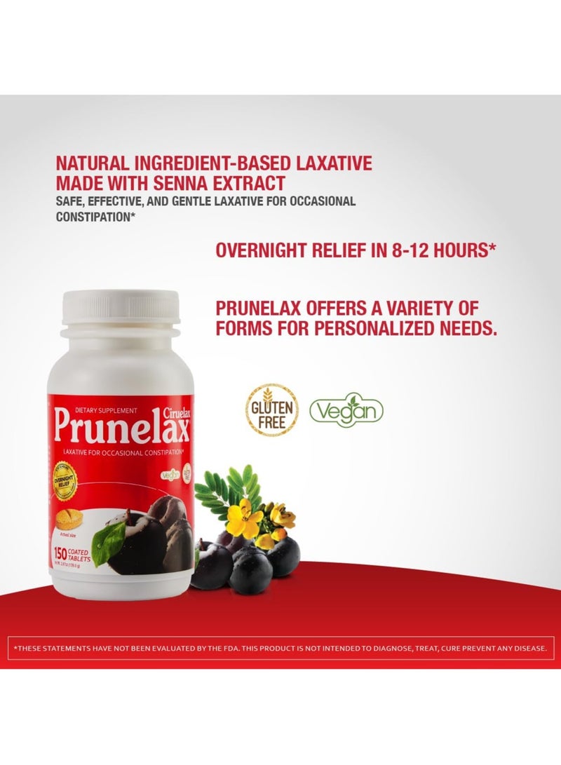 Prunelax Regular natural laxative for constipation 150 Tablets - Image 3
