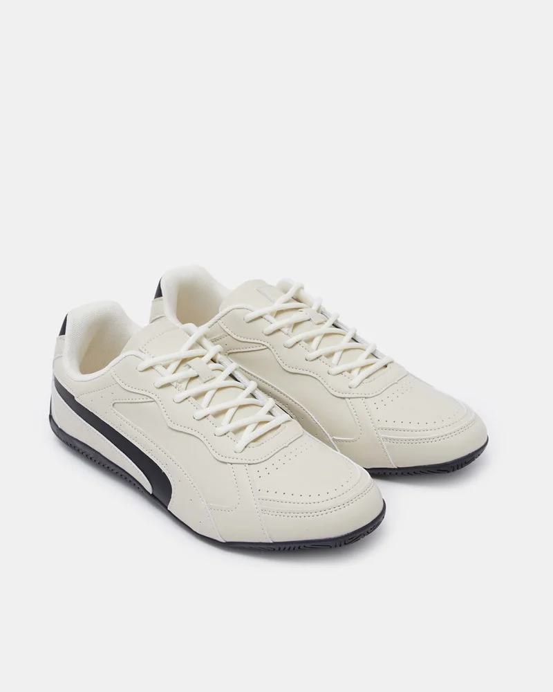 REDTAG Men Beige Retro Sneakers