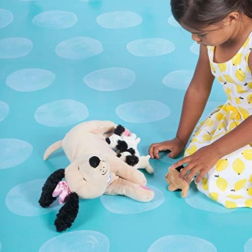 Manhattan Toy Manhattan Toy Nursing Nana Nurturing Dog Stuffed Animal with Plush Puppies  - Image 4