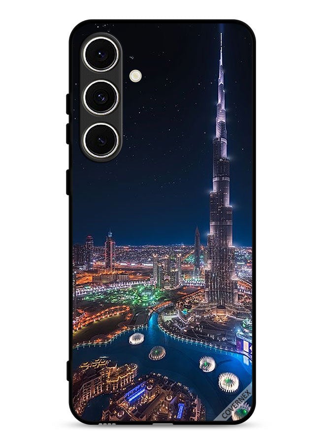 Covernex غطاء حماية لجهاز سامسونج جالكسي A36 5G منظر ليلي لوسط المدينة - Image 1