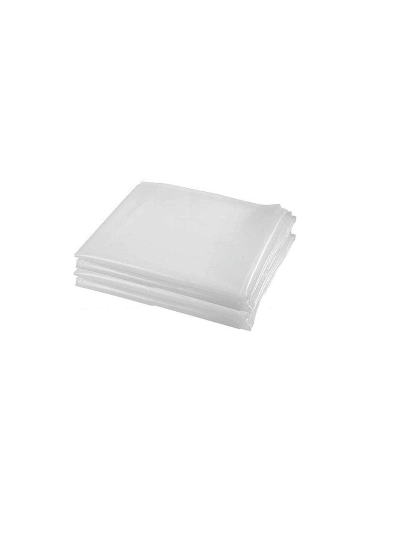 Painters Polythene Sheet Plastic Drop Cloths Sheet, Waterproof Anti-dust Furniture Cover, Disposable Tarp for Painting for Couch Cover and Furniture Cover (200G x 8 Meter)  - Image 1