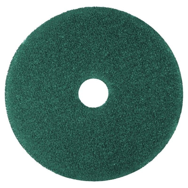 AIR O MATIC AIR O MATIC 3M Scrubbing Pad Floor Buffing Pad Green Pack of 5  - Image 1