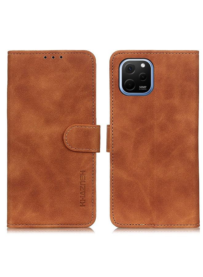 اس-توب جراب هاتف Huawei Nova Y61 من KAAZNEH بتصميم كلاسيكي، جراب هاتف جلدي قابل للطي أفقيًا - Image 2