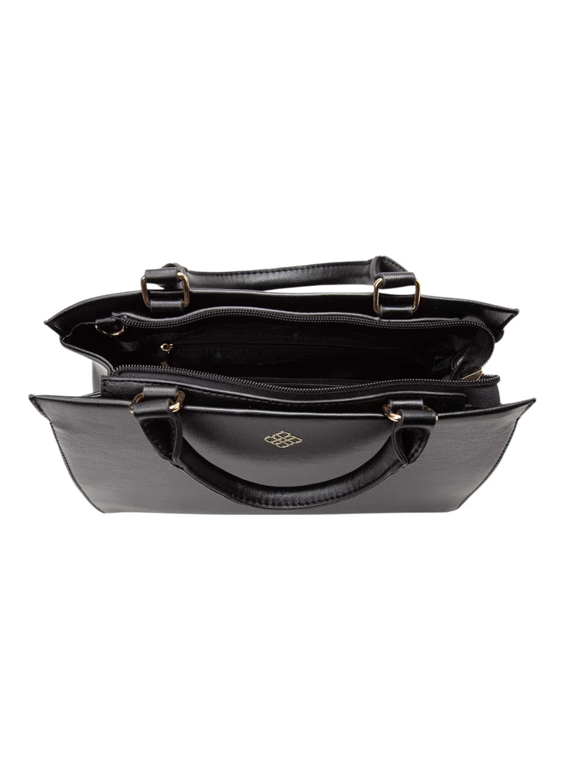 Bata Minimalist Top Handle Bag with Detachable Strap