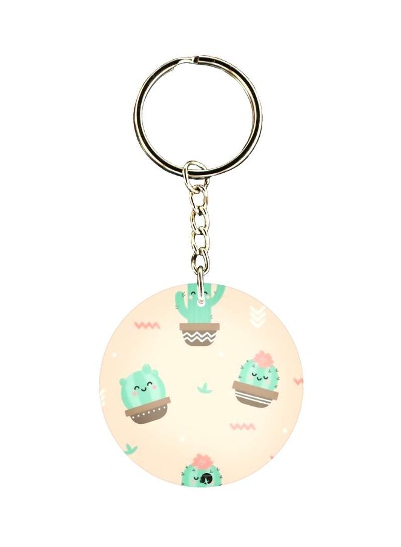 Cartoon Printed Keychain