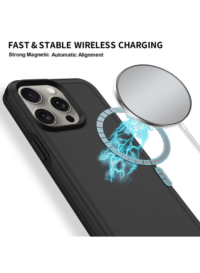 S-TOP Case For iPhone 12 Pro Max Shockproof MagSafe Armor PC Hybrid TPU Phone Case - Image 5