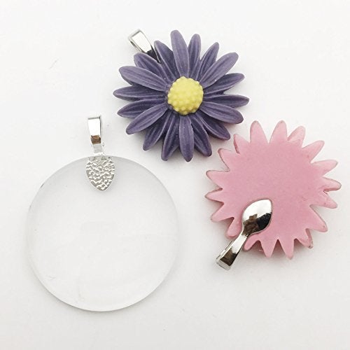 iloveDIYbeads 200 Shiny Silver Color Glue on Bails-Small Pendant Bails-Jewelry Bails for Pendant Making Scrabble Or Glass Cabochon Tiles Pendants (9062) - Image 5