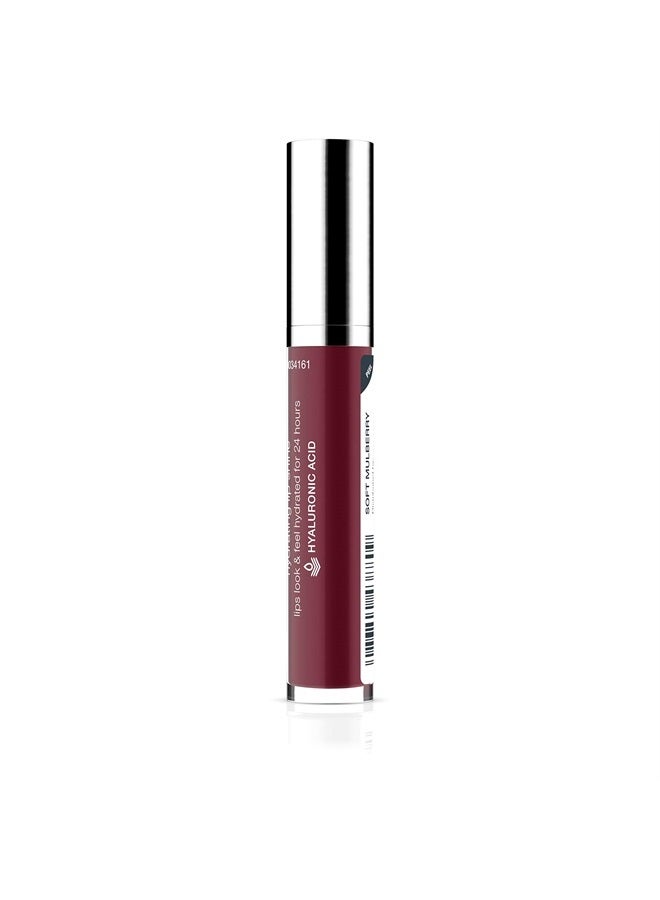 Neutrogena Hydro Boost Moisturizing Lip Gloss, Hydrating Non-Stick and Non-Drying Luminous Tinted Lip Shine with Hyaluronic Acid to Soften and Condition Lips, 100 Soft Mulberry, 0.10 oz - Image 3