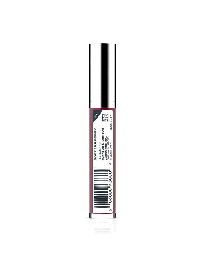 Neutrogena Hydro Boost Moisturizing Lip Gloss, Hydrating Non-Stick and Non-Drying Luminous Tinted Lip Shine with Hyaluronic Acid to Soften and Condition Lips, 100 Soft Mulberry, 0.10 oz - Image 2
