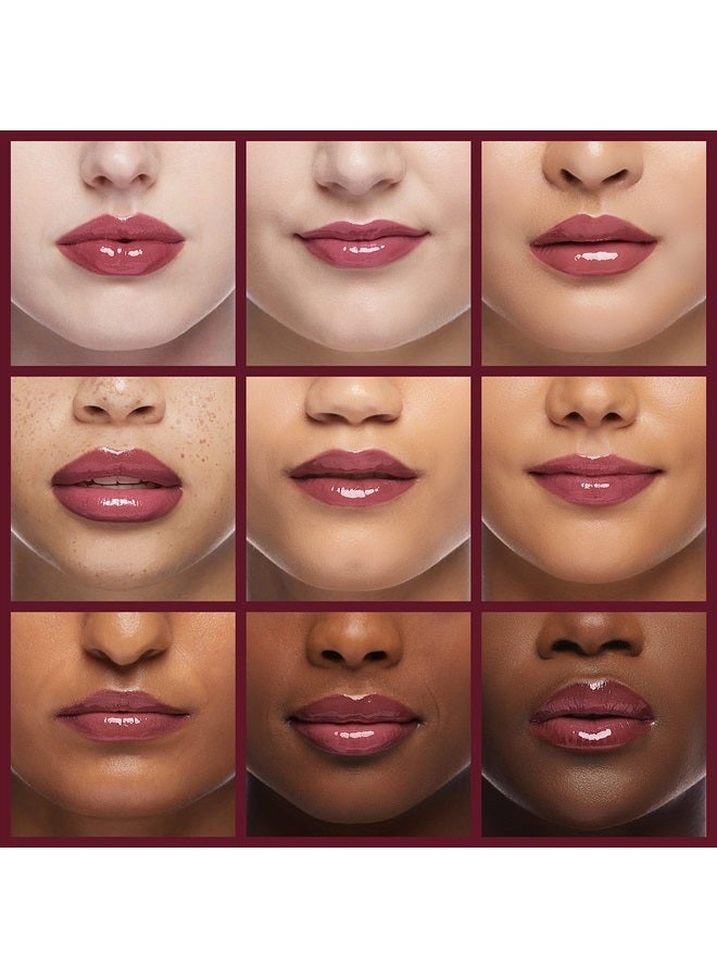 Neutrogena Hydro Boost Moisturizing Lip Gloss, Hydrating Non-Stick and Non-Drying Luminous Tinted Lip Shine with Hyaluronic Acid to Soften and Condition Lips, 100 Soft Mulberry, 0.10 oz - Image 1