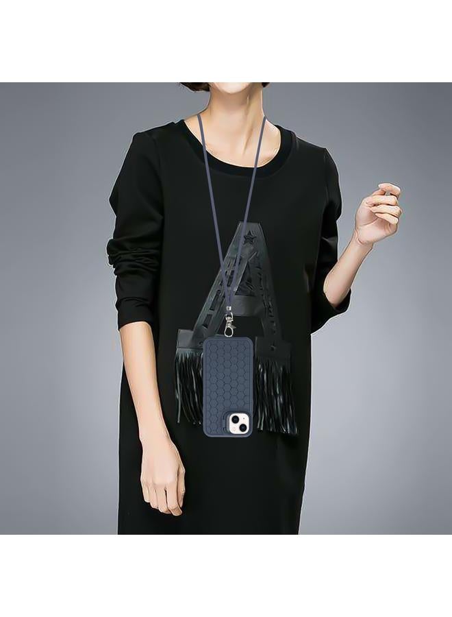 S-TOP Case For iPhone 14 Honeycomb Radiating Lens Holder Magsafe Phone Case with Lanyard - Image 5