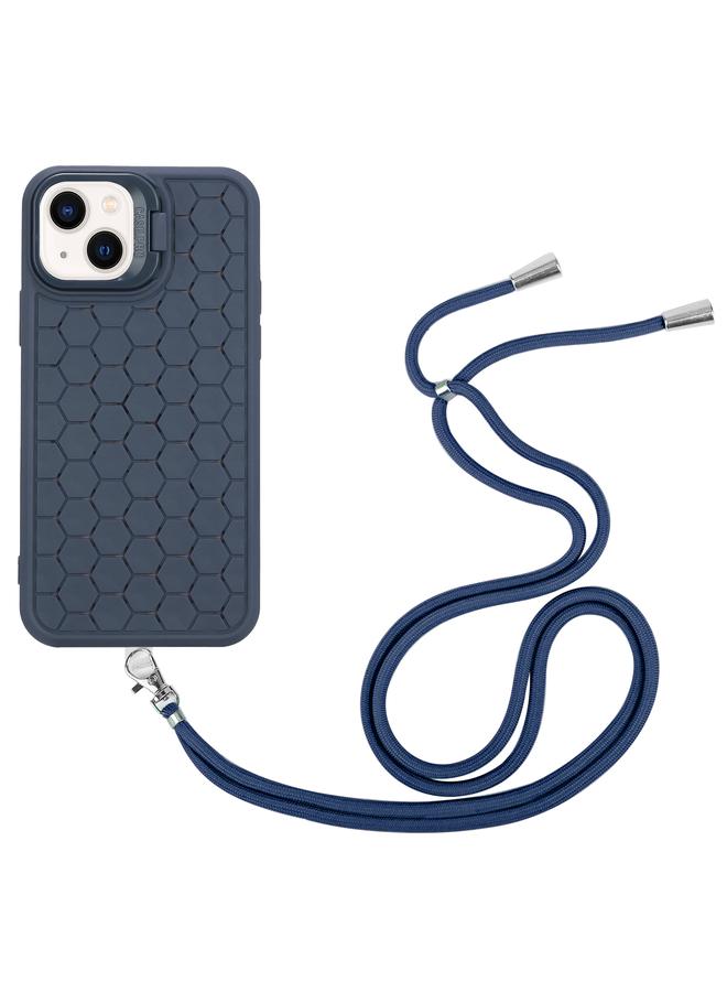 S-TOP Case For iPhone 14 Honeycomb Radiating Lens Holder Magsafe Phone Case with Lanyard - Image 2