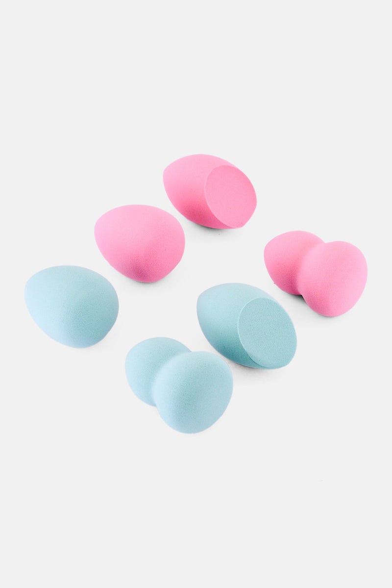 Olivia Rose 6 Pieces Beauty Blenders, Multicolor - Image 2