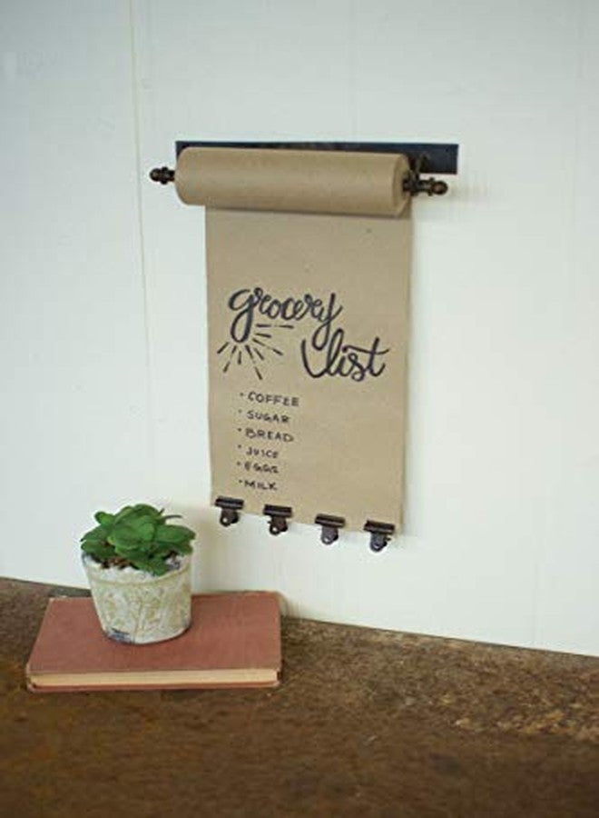 Kalalou NDE1122 Transitional Hanging Note Roll with 4 Clips in Bronze/Dark Finish, 11.00 inches - Image 3