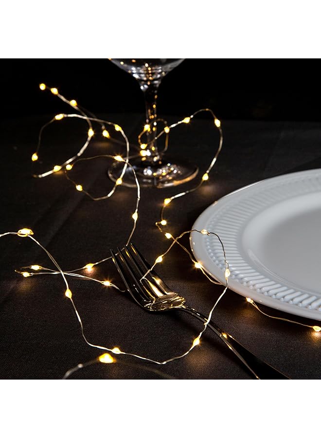 Talking Tables Party Illuminations Silver Led Lights - Image 1