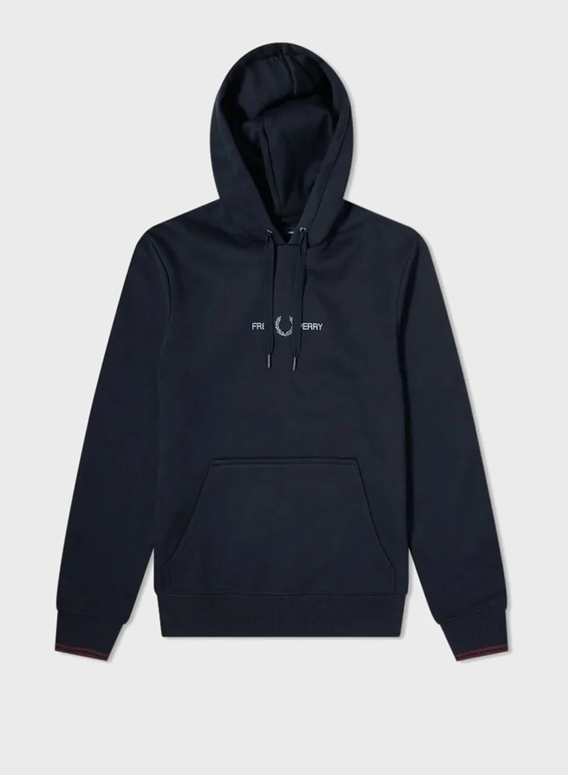 FRED PERRY Logo Hoodie