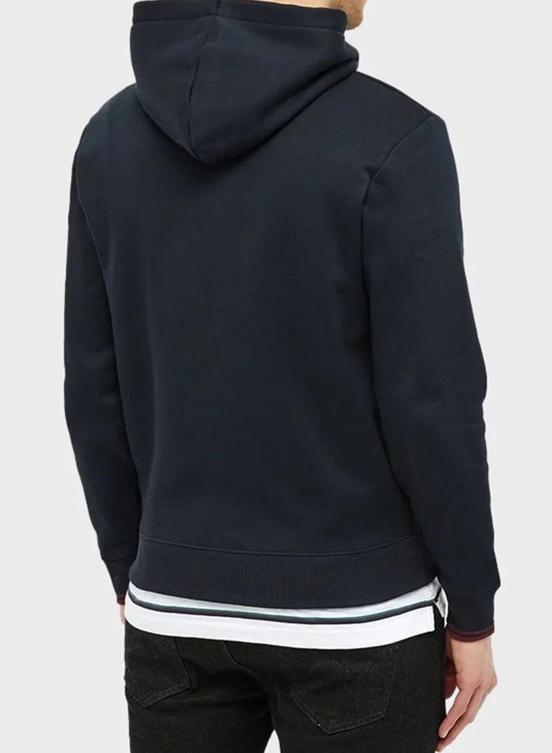 FRED PERRY Logo Hoodie