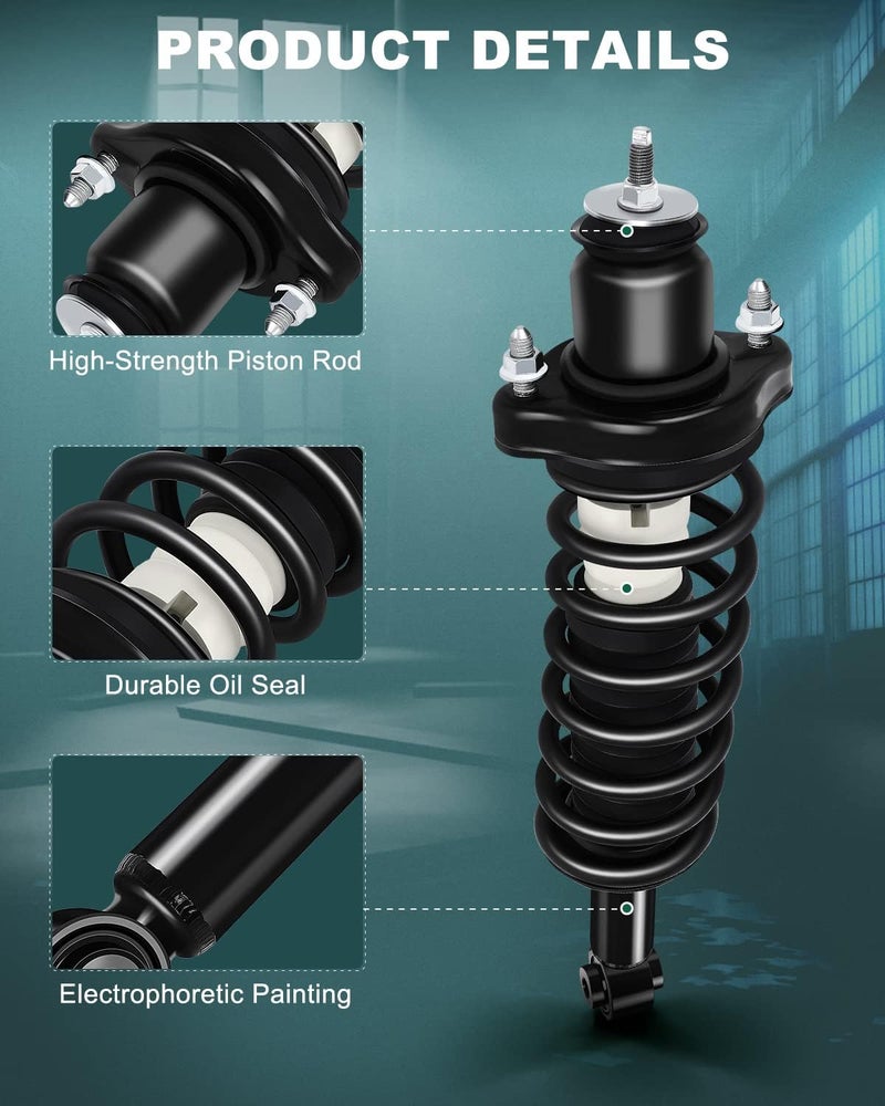 AUTOMUTO Rear Strut Spring Assembly for 2008-2010 Mitsubishi Lancer - Image 2